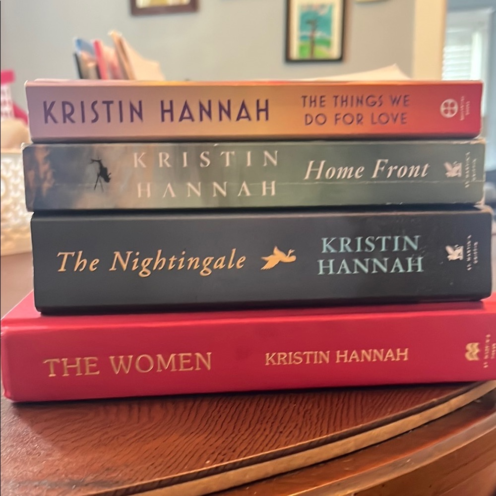 4 Kristin Hannah books preowned